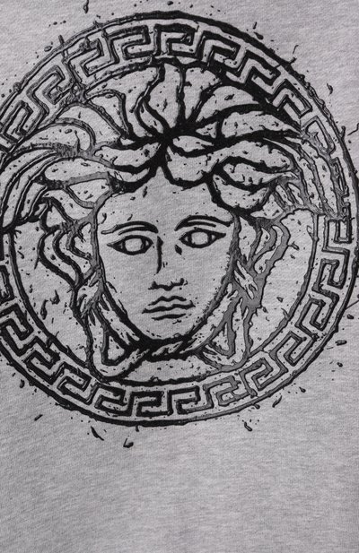 Хлопковое худи VERSACE, арт. 1018333/1A13053, фото 3