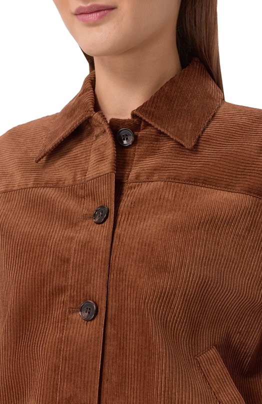 Вельветовая куртка Theory P1004102 Коричневый  P1004102 Фото 5