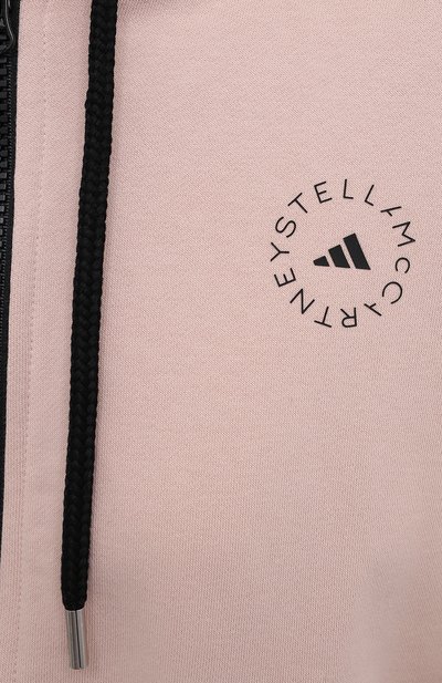 Хлопковый кардиган ADIDAS BY STELLA MCCARTNEY розового цвета по цене 14050 руб., арт. GL4260, фото 5 Хлопковый кардиган ADIDAS BY STELLA MCCARTNEY, арт. GL4260, фото 5