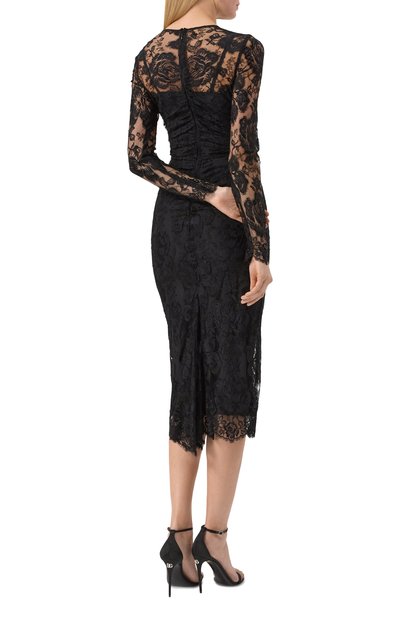 Платье из вискозы и хлопка DOLCE & GABBANA, арт. F6JACT/HLM4A, фото 4