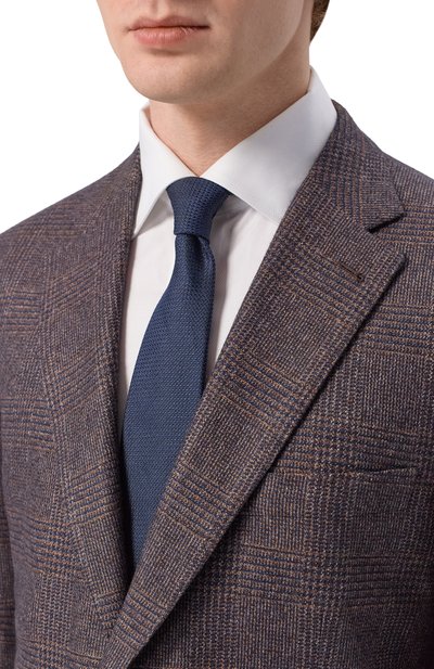 Галстук изо льна и шелка CANALI, арт. 18/HJ04553, фото 2