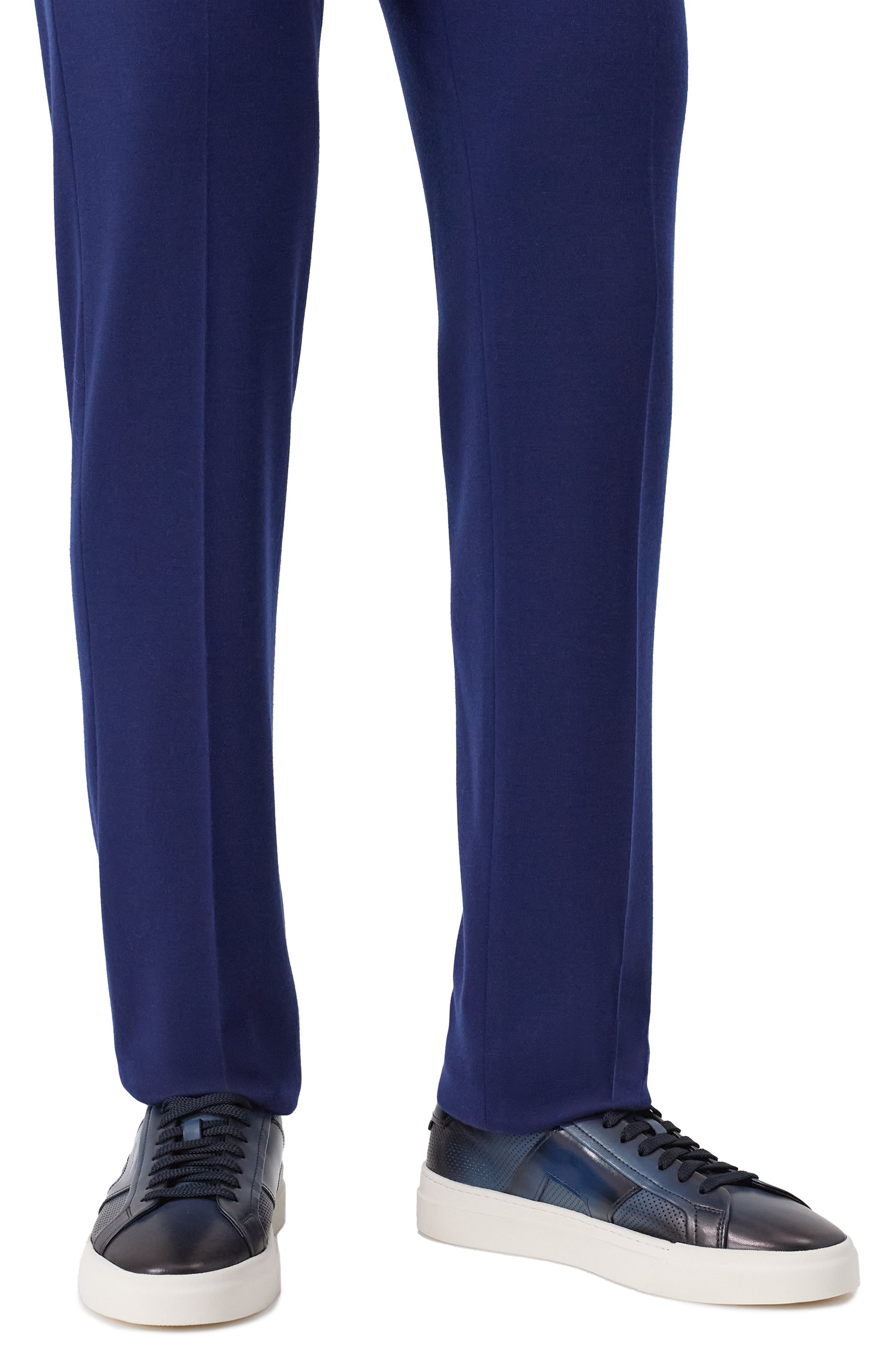 Кожаные кеды double buckle SANTONI, арт. MBGG22068PNNTFG0, фото 3