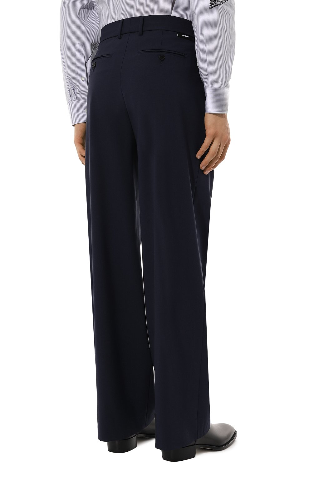 Шерстяные брюки MSGM, арт. 3740MP10/247506, фото 4