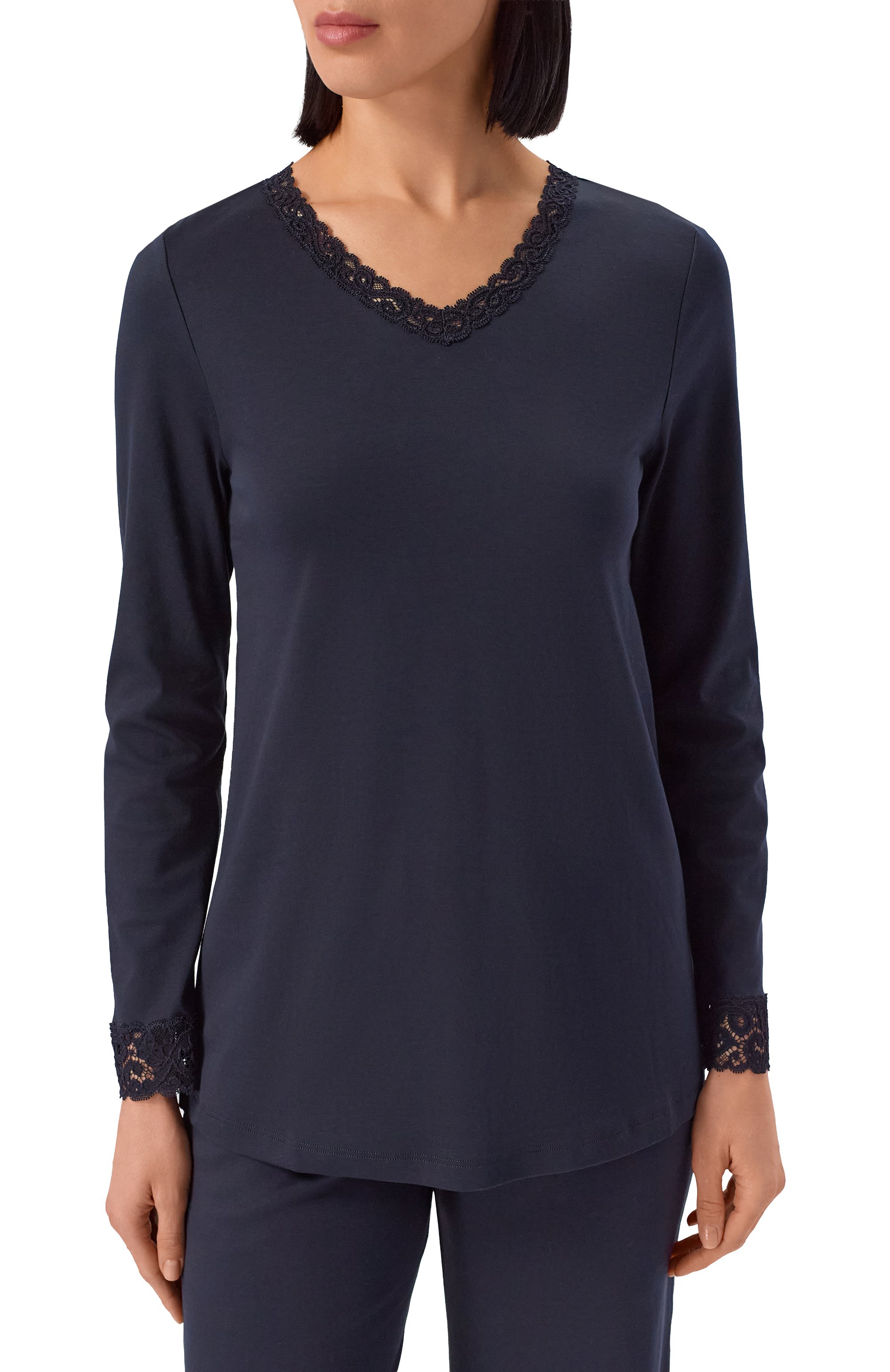 Хлопковая пижама HANRO, арт. 077041, фото 3