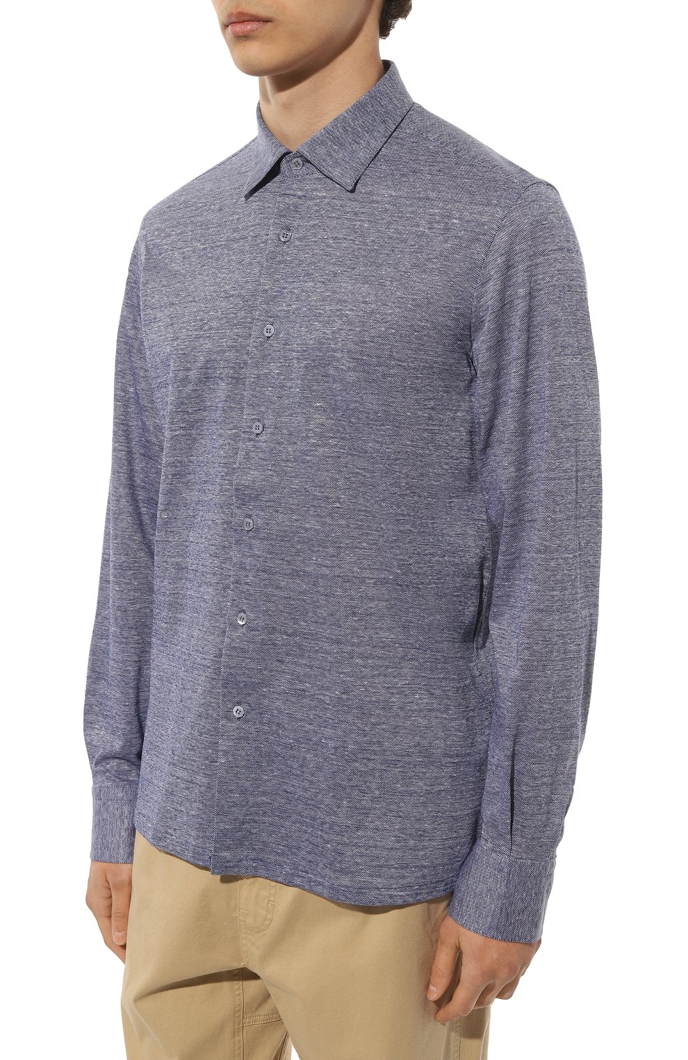 Рубашка из хлопка и льна STEFANO RICCI, арт. CJ006847/TE2301, фото 3