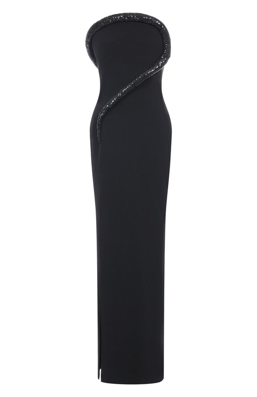 Платье с отделкой пайетками Zuhair Murad PDR25303/EMSE014 Чёрный PDR25303/EMSE014