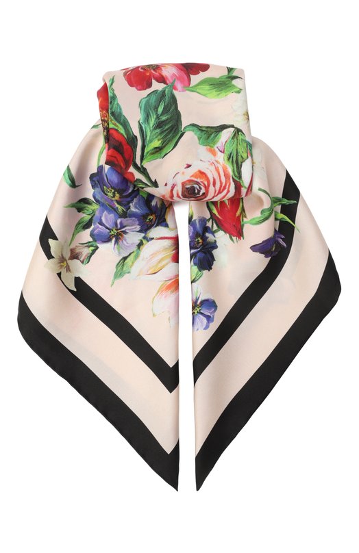 Шелковый платок Dolce & Gabbana FN092R/GDC5G Бежевый FN092R/GDC5G