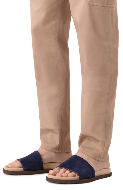 Замшевые шлепанцы BRUNELLO CUCINELLI, арт. MZUS0LY236, фото 3