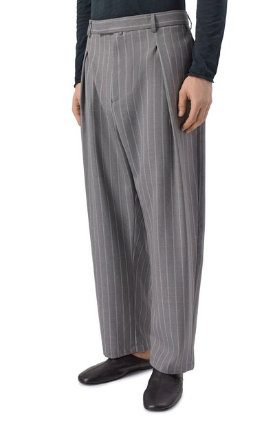 Шерстяные брюки MORDECAI серого цвета по цене 88400 руб., арт. 26E96MRU34L_001, фото 3 Шерстяные брюки MORDECAI, арт. 26E96MRU34L_001, фото 3