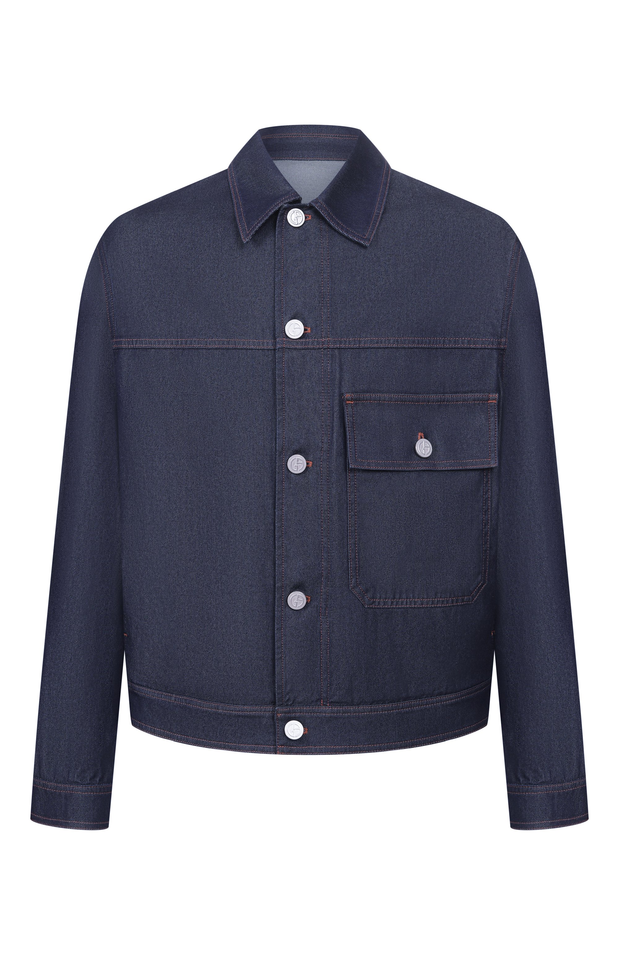 Куртка из хлопка и шелка GIORGIO ARMANI, арт. GM003460/AF24651, фото 1