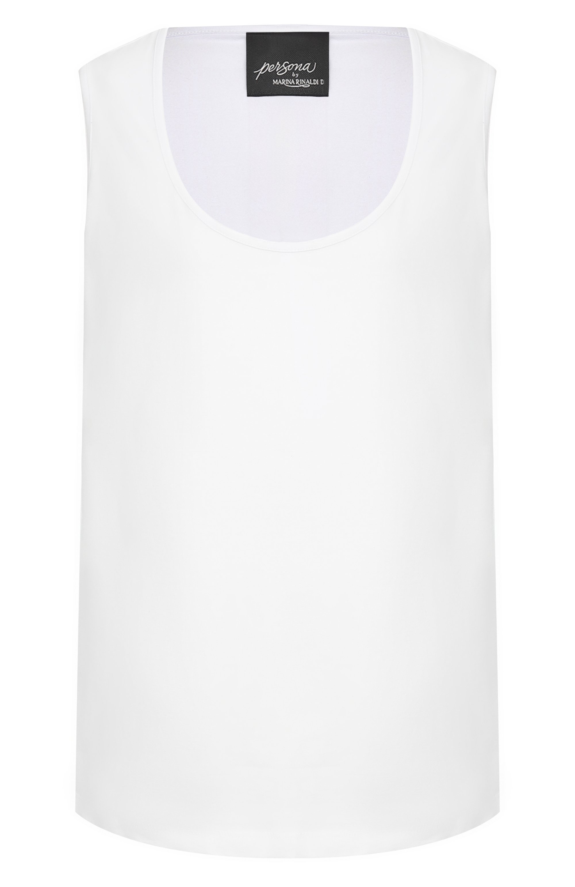 Хлопковый топ PERSONA BY MARINA RINALDI, арт. CARB0NE, фото 1