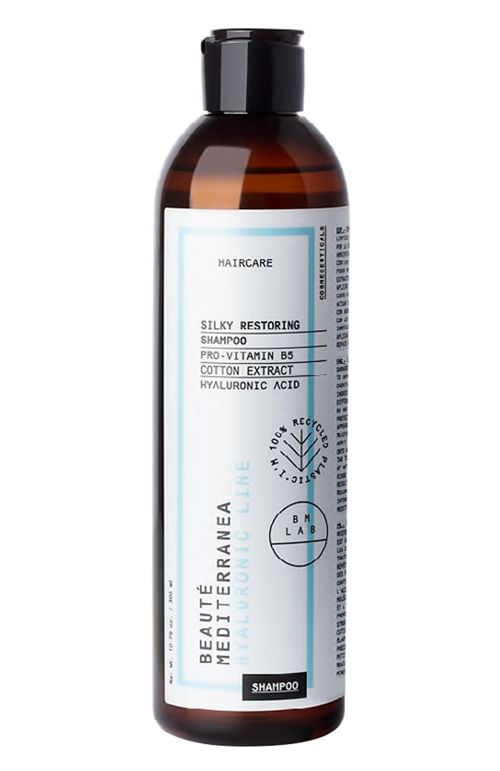 Мягкий восстанавливающий шампунь с гиалуроновой кислотой hyaluronic line (300ml) BEAUTE MEDITERRANEA, арт. BM135, фото 1