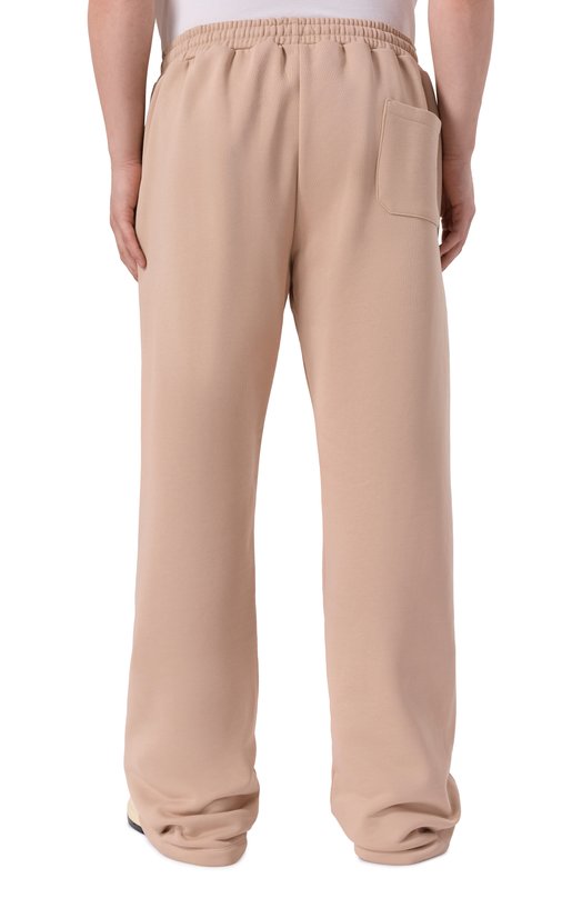 Хлопковые брюки Comme des Fuckdown CFABM01849 Бежевый  CFABM01849 Фото 4