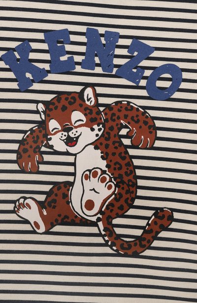 Хлопковый лонгслив KENZO кремового цвета по цене 11050 руб., арт. K62130, фото 3 Хлопковый лонгслив KENZO, арт. K62130, фото 3