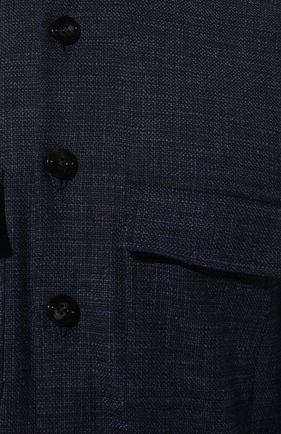 Рубашка из шерсти и шелка KITON, арт. UMC016K0643C, фото 5