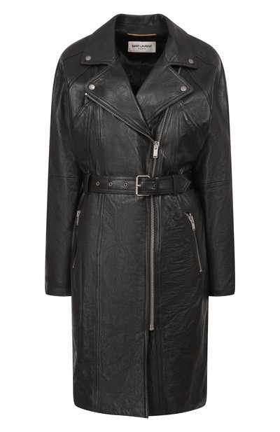 Женское кожаное пальто SAINT LAURENT, арт. 798778/YCNV2