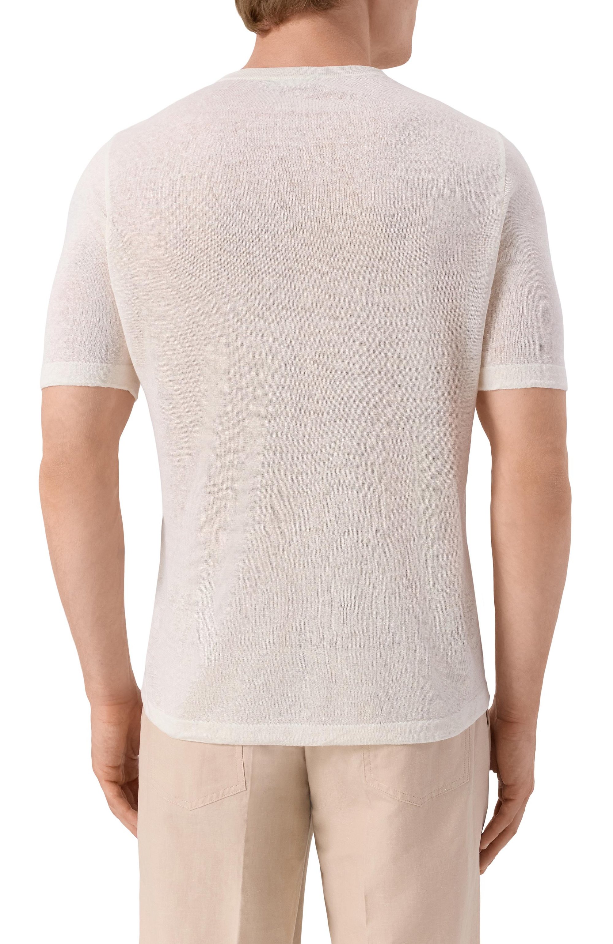 Льняная футболка ZILLI, арт. KRN002M0800VZLI00/62, фото 4