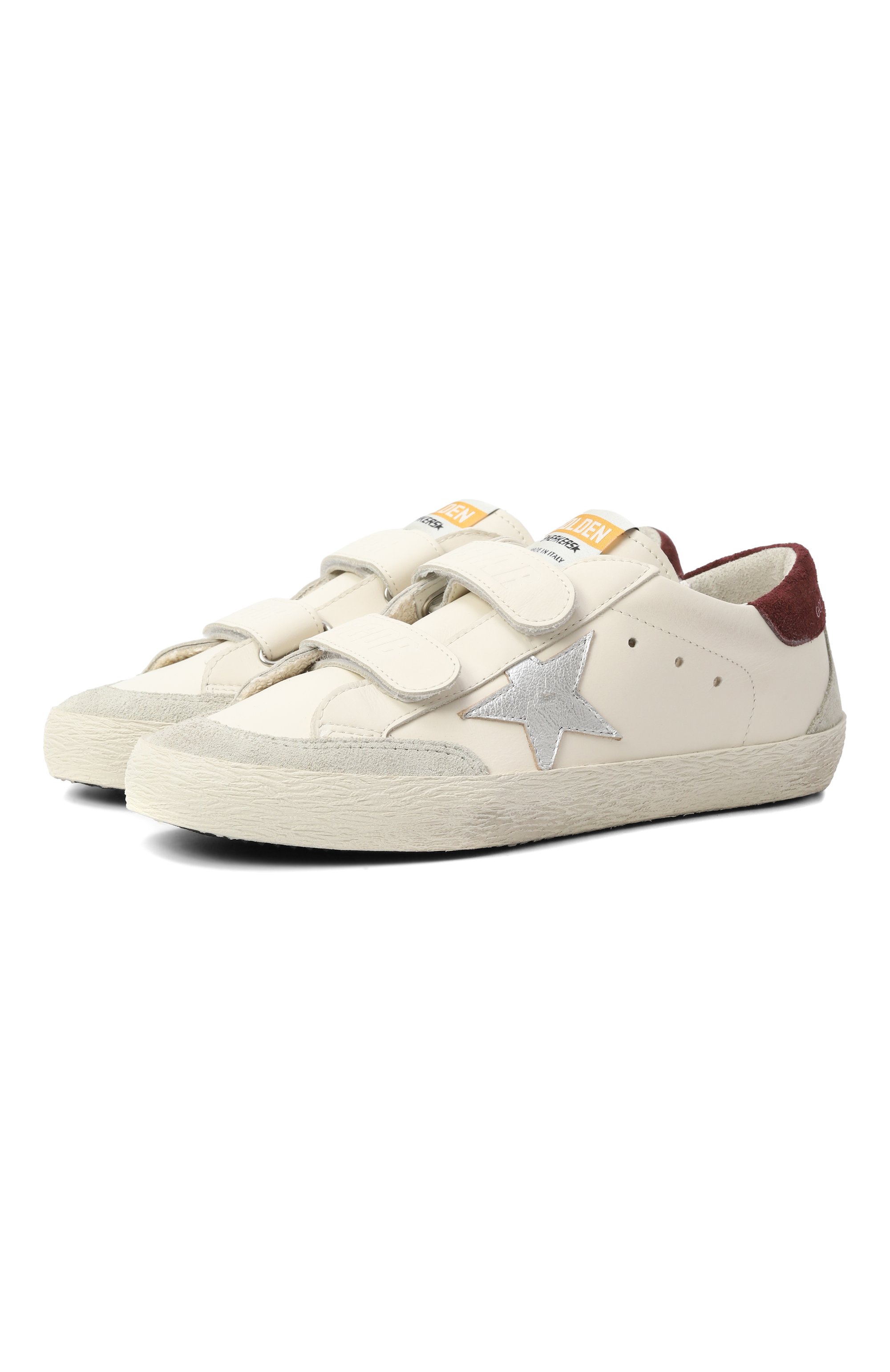 Кожаные кеды old school GOLDEN GOOSE DELUXE BRAND, арт. GTF00924.F007431, фото 1
