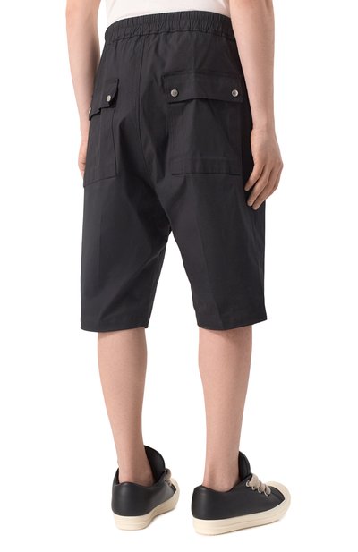 Хлопковые шорты RICK OWENS, арт. RU01E5349/TE, фото 4