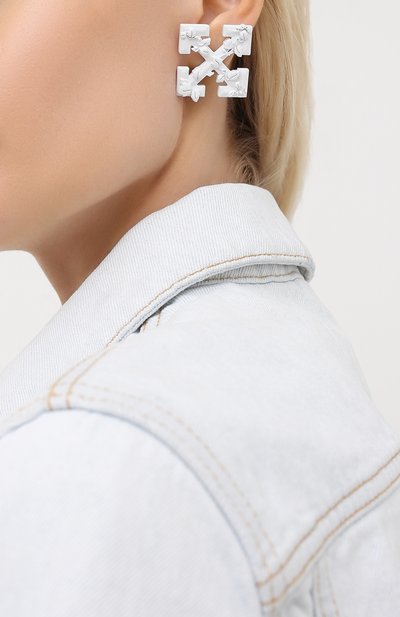 Серьги OFF-WHITE, арт. 0W0D029S20MET0010100, фото 2