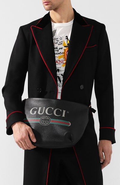 Кожаная сумка с логотипом бренда GUCCI, арт. 523588/0GCAT, фото 5