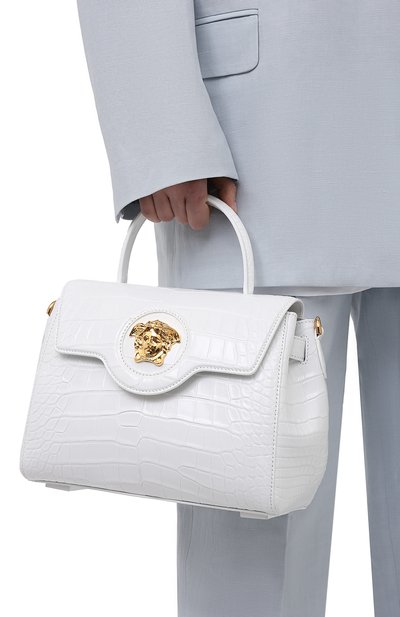 Сумка la medusa medium из кожи аллигатора VERSACE, арт. DBFI039/D2C0C/AMIS, фото 2