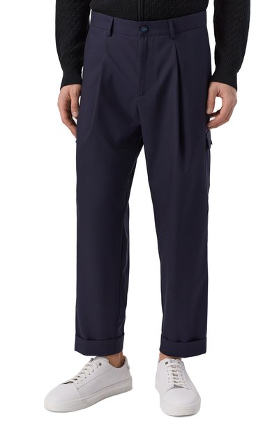 Шерстяные брюки-карго KITON, арт. UPKN024K0371102, фото 3