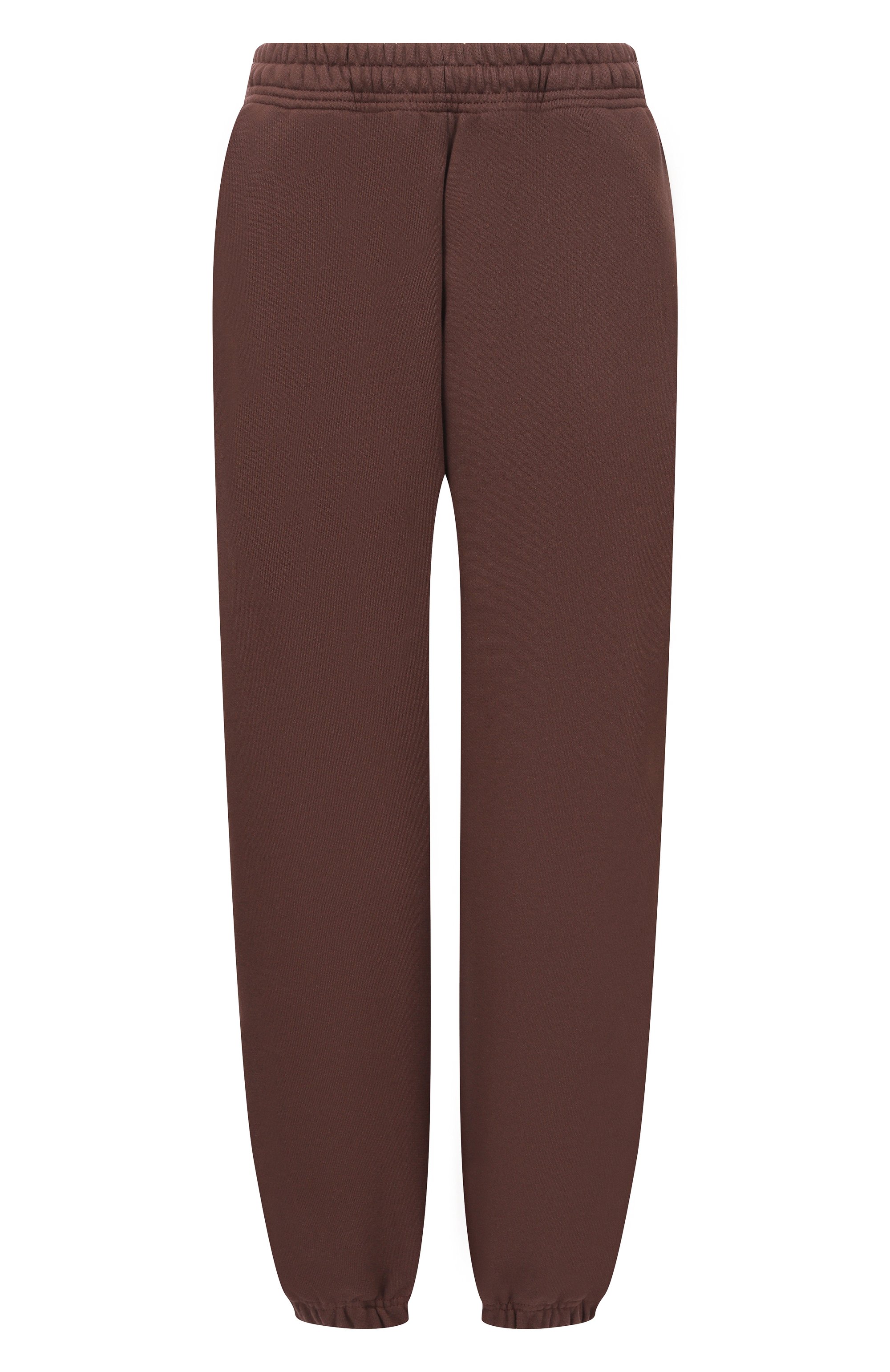 Хлопковые джоггеры PLANTA ROSA коричневого цвета по цене 18200 руб., арт. PR/J/NP/400, фото 1 Хлопковые джоггеры PLANTA ROSA, арт. PR/J/NP/400, фото 1