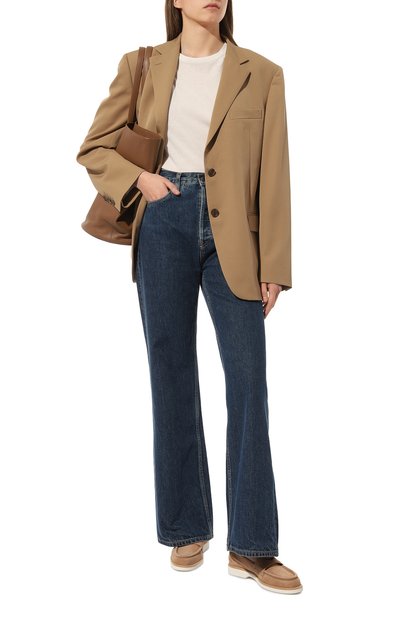 Замшевые пенни-лоферы SANTONI, арт. WUQY59818BIASLH0M35, фото 2