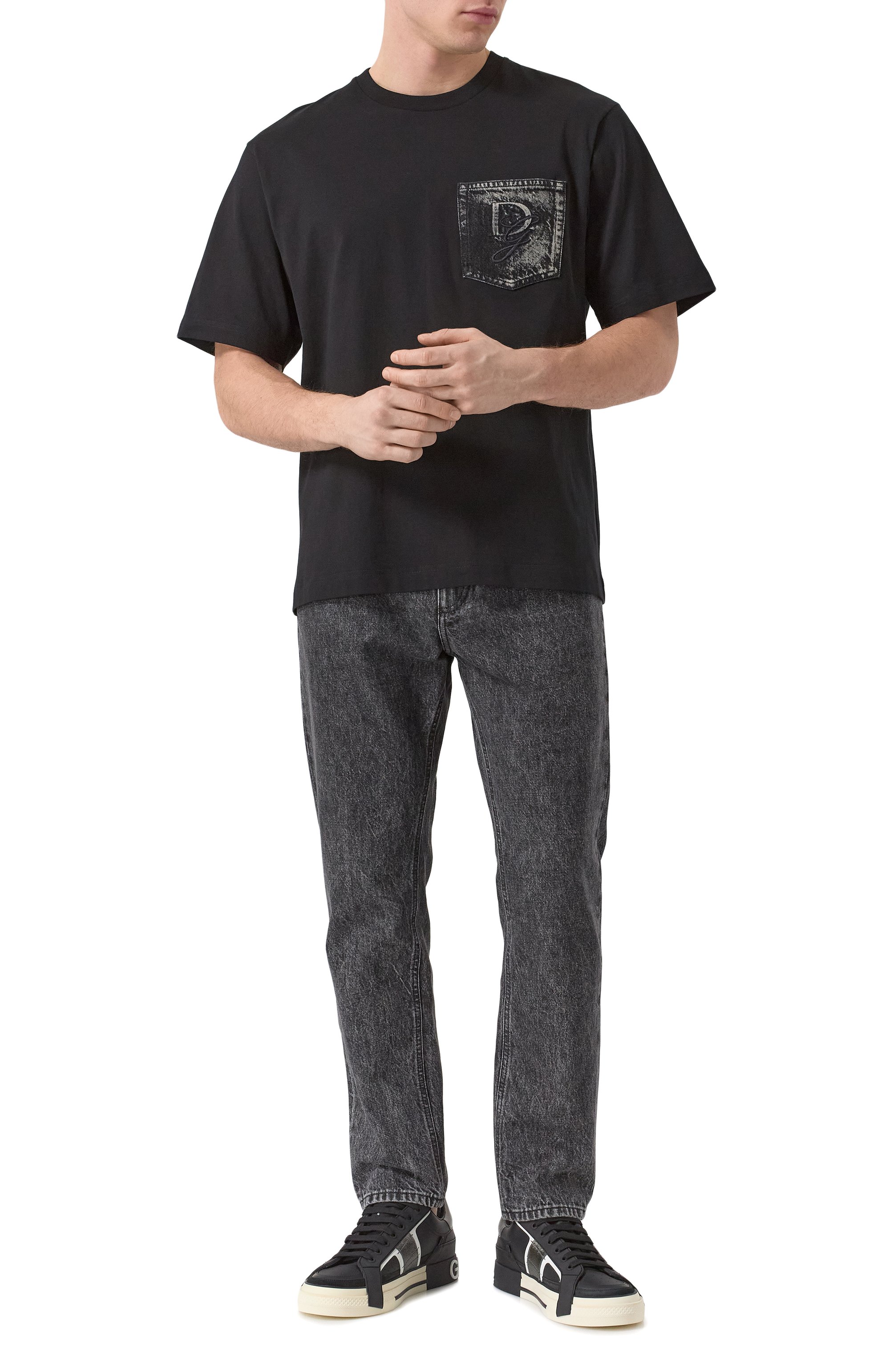 Хлопковая футболка DOLCE & GABBANA, арт. G8PN9Z/G704J, фото 2