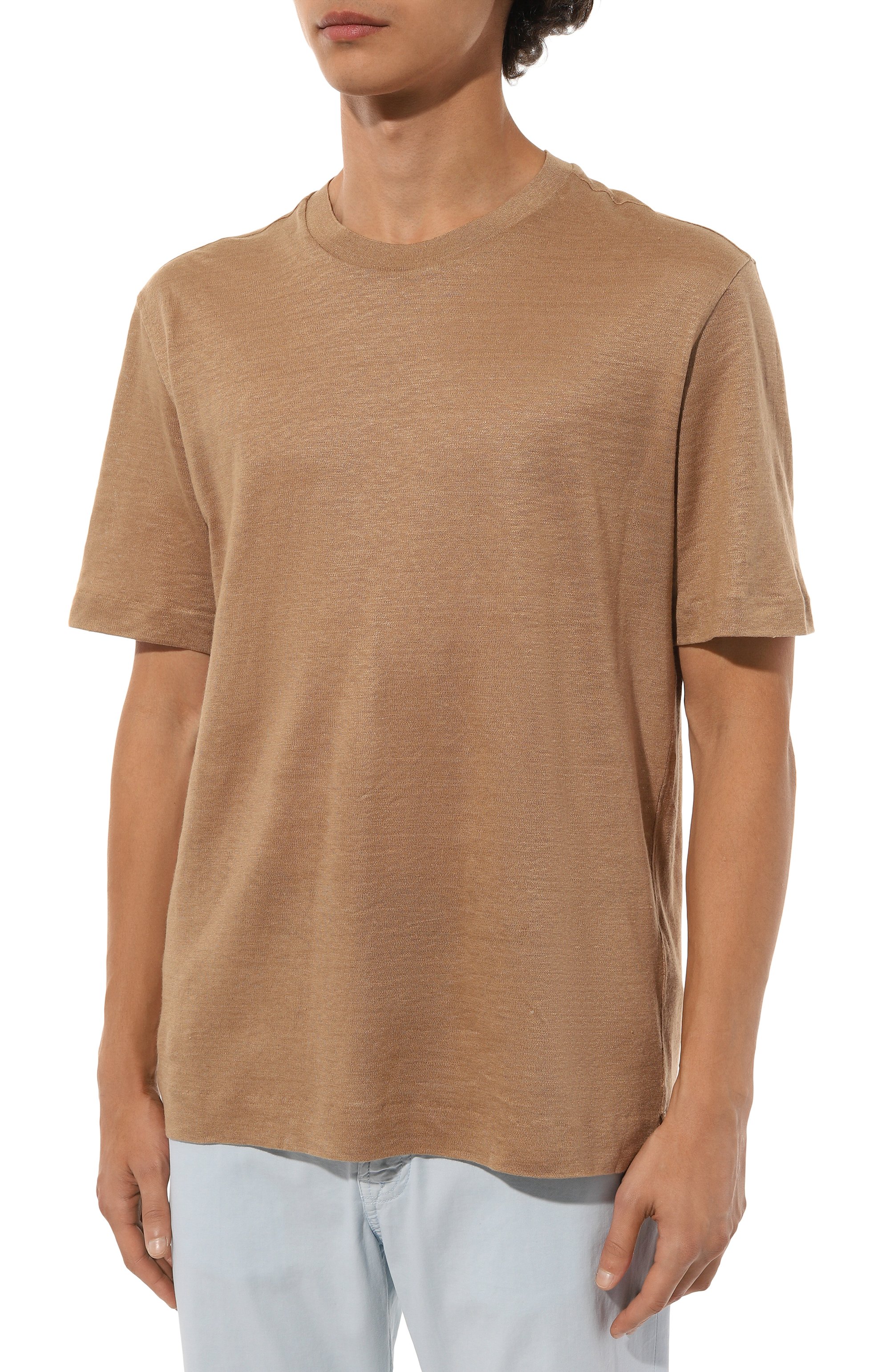 Льняная футболка ZEGNA, арт. UB349A5/B776M03, фото 3