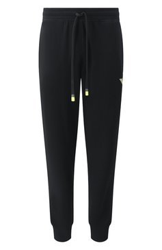 Мужские джоггеры EMPORIO ARMANI черного цвета, арт. 111873/4F571 | Фото 1 (Материал сплава: Проставлено; Драгоценные камни: Проставлено; Материал внешний: Хлопок, Синтетический материал; Длина (брюки, джинсы): Стандартные; Стили: Кэжуэл; Силуэт М (брюки): Джоггеры)