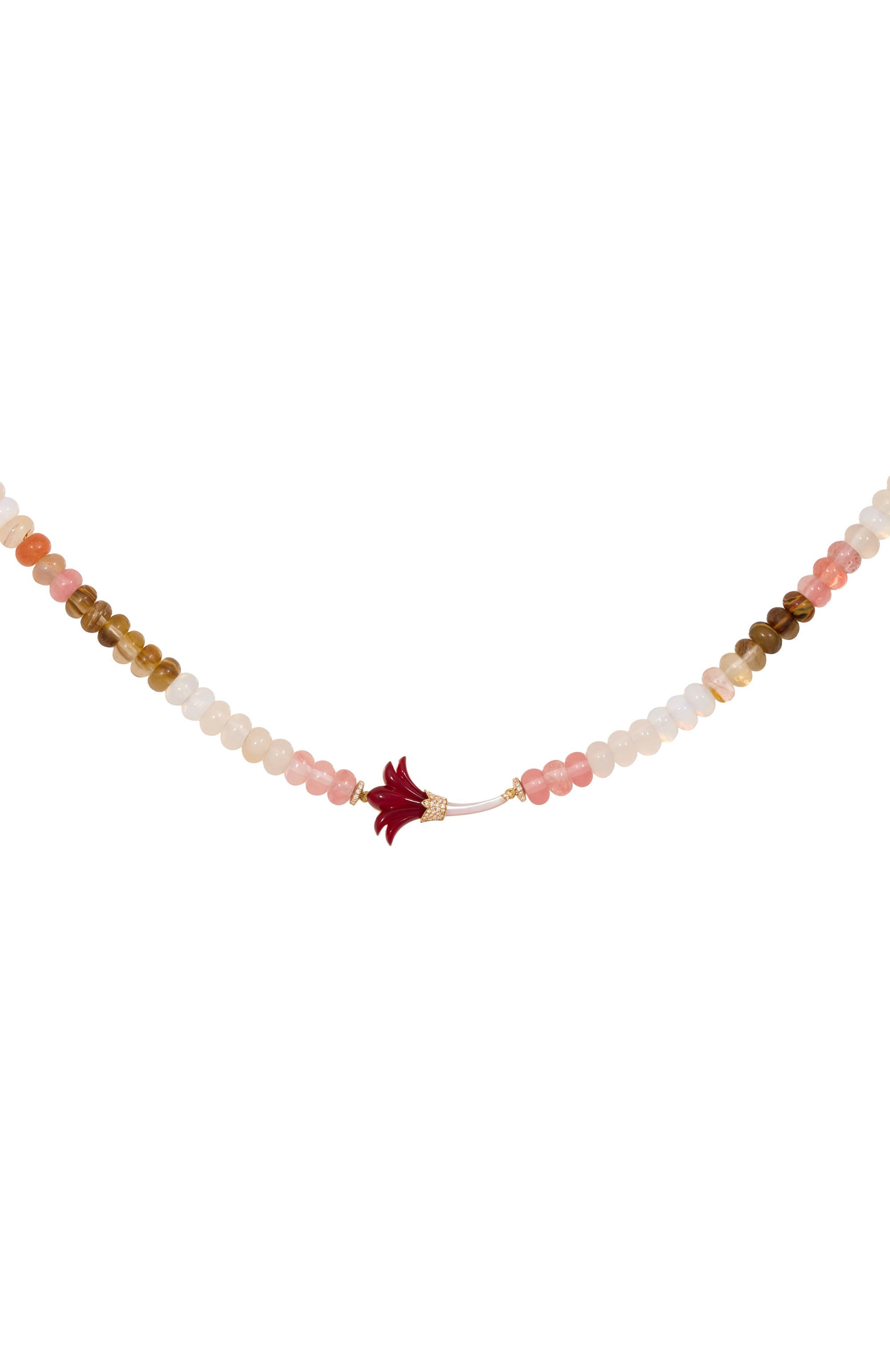 Колье L'ATELIER NAWBAR бесцветного цвета по цене 299000 руб., арт. N301DRPM, фото 1 Колье L'ATELIER NAWBAR, арт. N301DRPM, фото 1