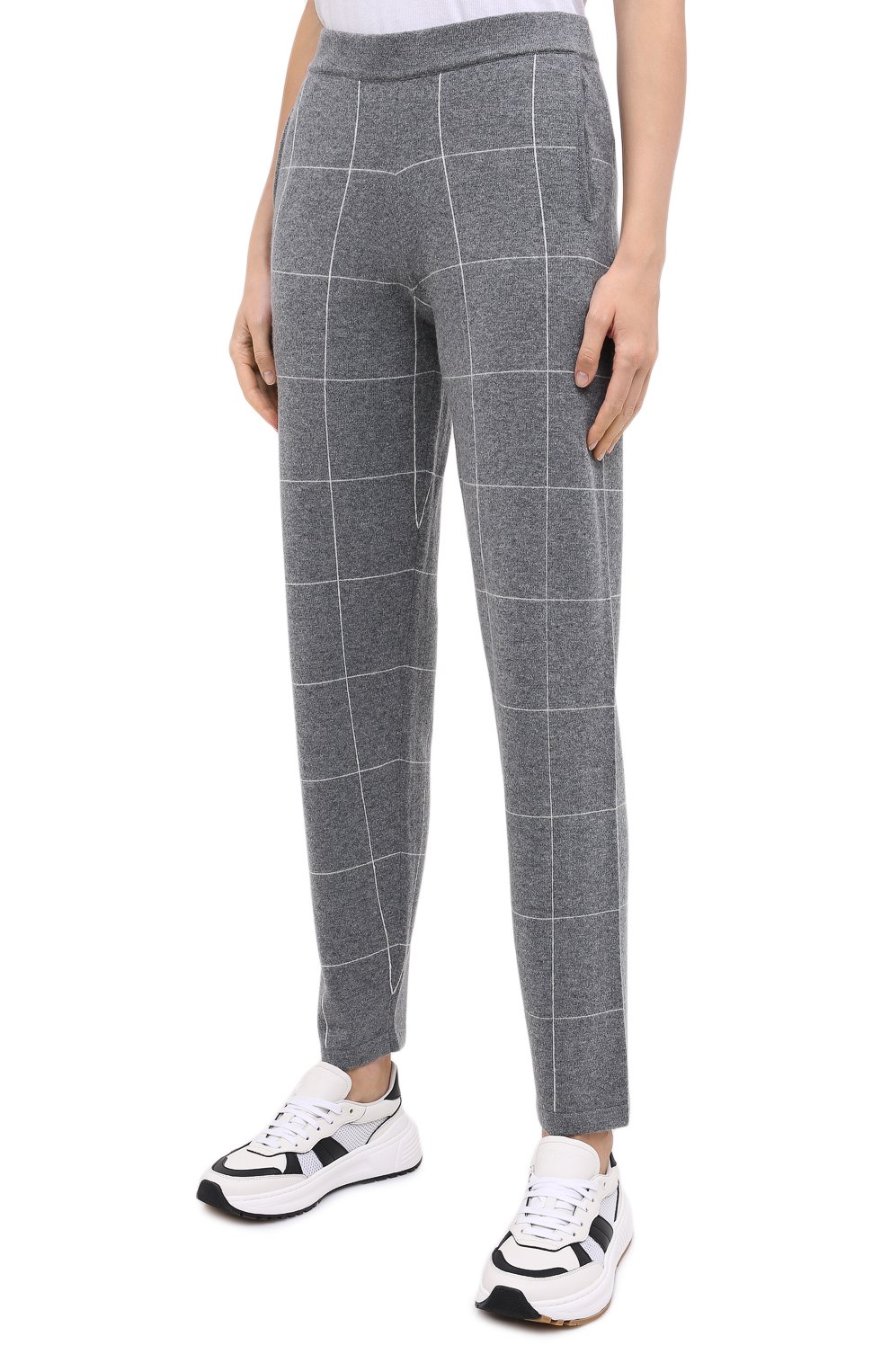 Шерстяные брюки NOT SHY серого цвета по цене 16500 руб., арт. 3707512, фото 3 Шерстяные брюки NOT SHY, арт. 3707512, фото 3