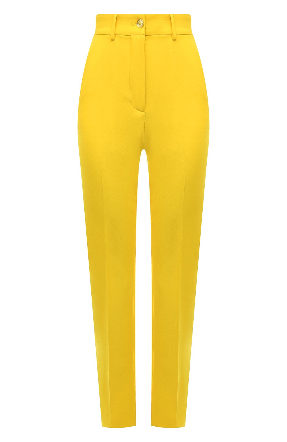 Брюки DOLCE & GABBANA желтого цвета по цене 89250 руб., арт. FTCCET/FUUA1, фото 1 Брюки DOLCE & GABBANA, арт. FTCCET/FUUA1, фото 1