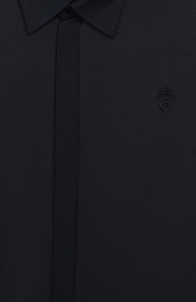 Хлопковая рубашка ALETTA синего цвета по цене 9215 руб., арт. AM999489ML/9A-16A, фото 3 Хлопковая рубашка ALETTA, арт. AM999489ML/9A-16A, фото 3