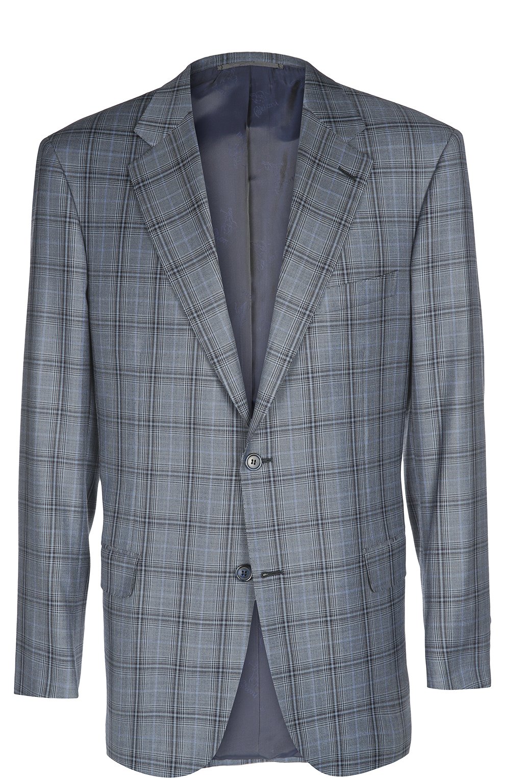 Шерстяной пиджак в клетку BRIONI, арт. RGH0/P5ABK/PARLAMENT0/2, фото 1