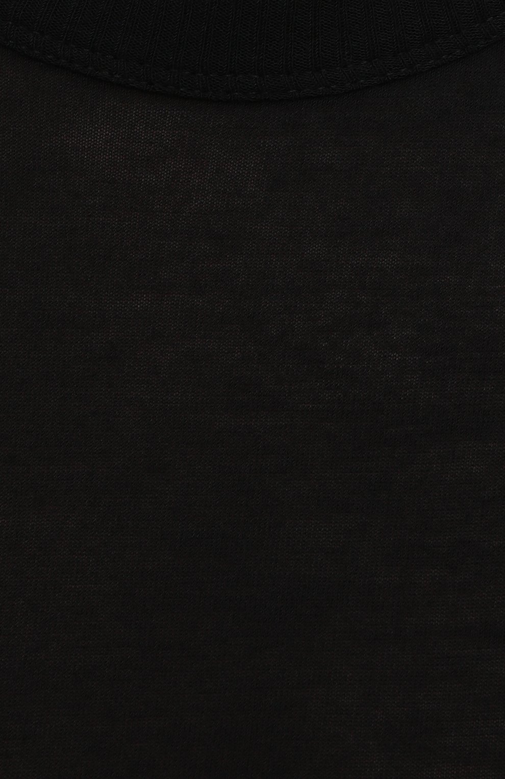 Футболка из вискозы и шелка RICK OWENS черного цвета по цене 25650 руб., арт. RP21S3235/JS, фото 5 Футболка из вискозы и шелка RICK OWENS, арт. RP21S3235/JS, фото 5