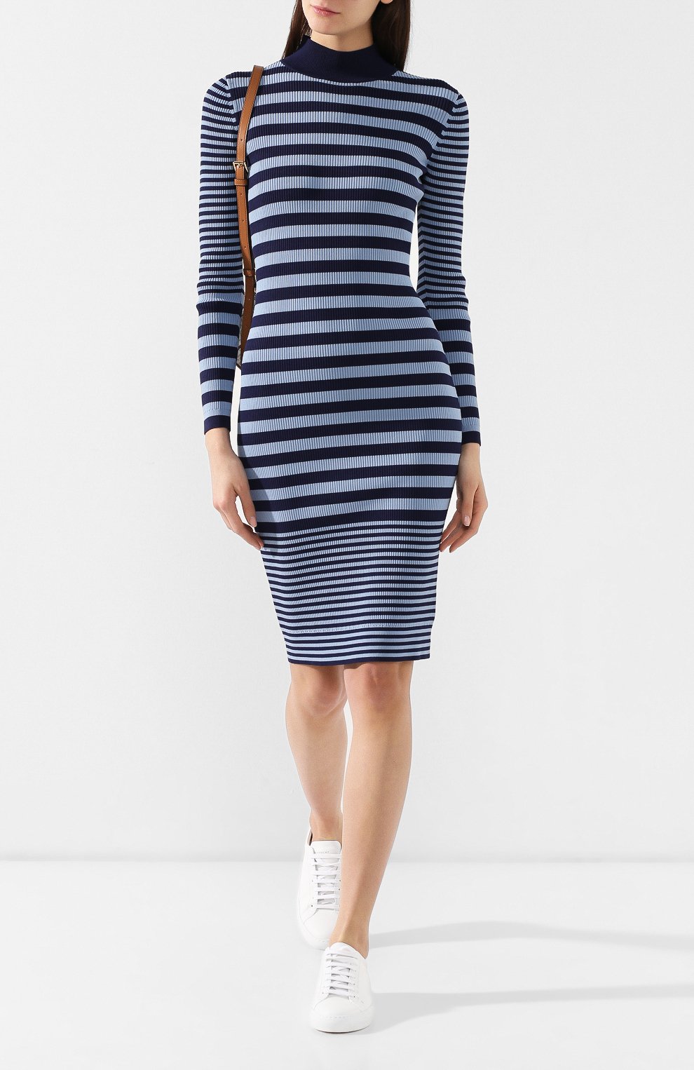Платье-миди в полоску MICHAEL MICHAEL KORS, арт. MH88YFH5ZV, фото 2