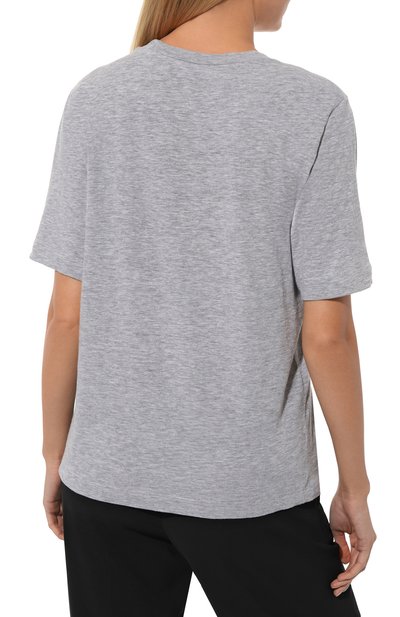 Футболка из хлопка и вискозы DSQUARED2 серого цвета по цене 36500 руб., арт. S72GD0476/S22146, фото 4 Футболка из хлопка и вискозы DSQUARED2, арт. S72GD0476/S22146, фото 4