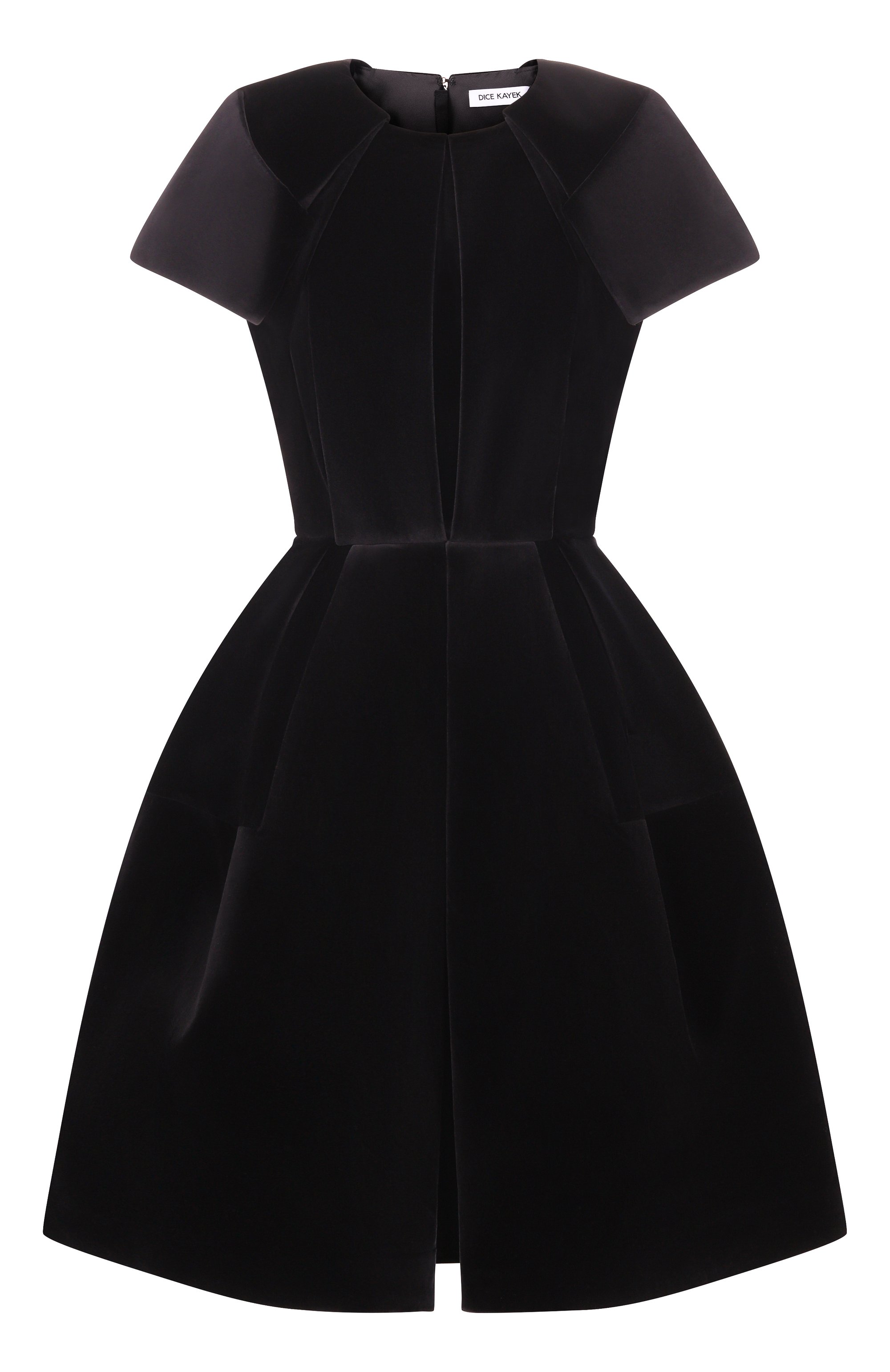 Бархатное платье DICE KAYEK, арт. FW25R270 KDF BLACK, фото 1