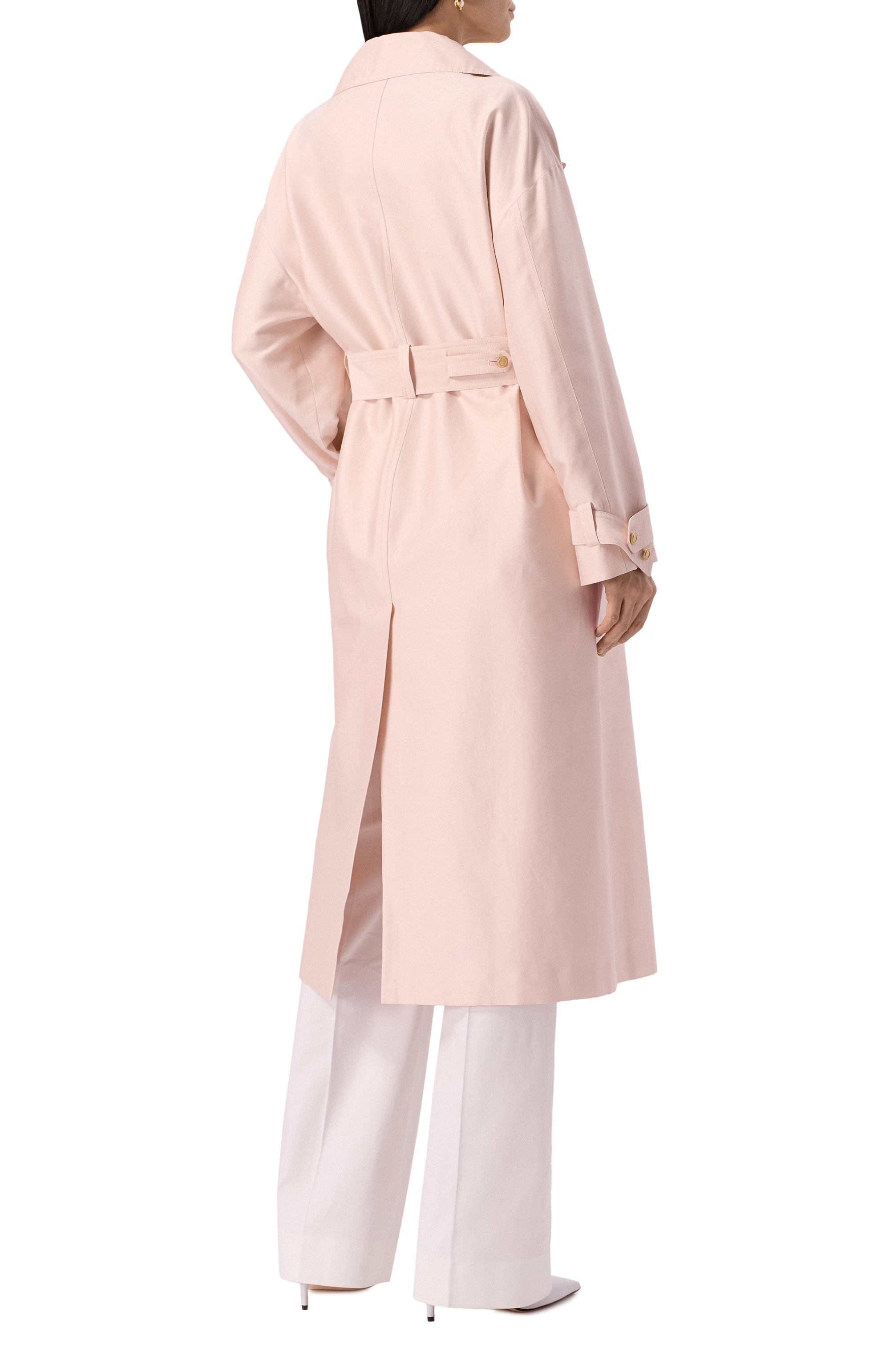 Тренч из хлопка и шелка KITON, арт. D57612K09R1914, фото 4