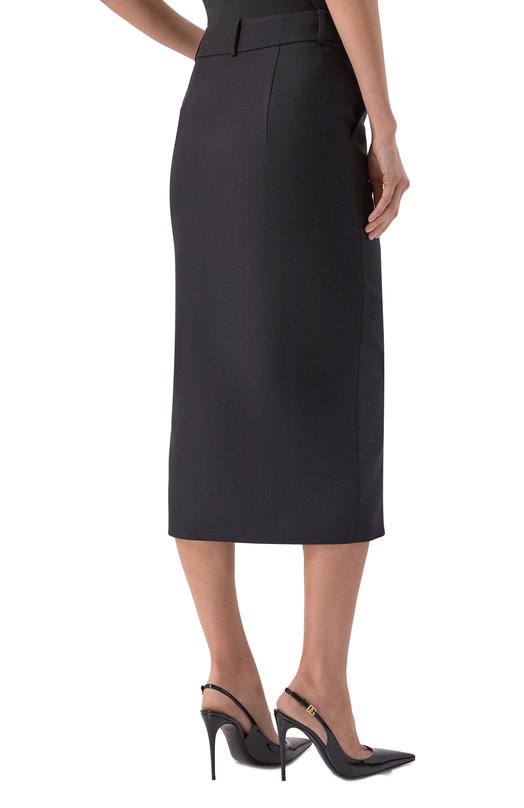 Шерстяная юбка Shervarli SK26-0026 Чёрный  SK26-0026 Фото 4