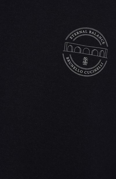 Толстовка из хлопка и кашемира BRUNELLO CUCINELLI темно-синего цвета по цене 99500 руб., арт. MM8319037G, фото 5 Толстовка из хлопка и кашемира BRUNELLO CUCINELLI, арт. MM8319037G, фото 5