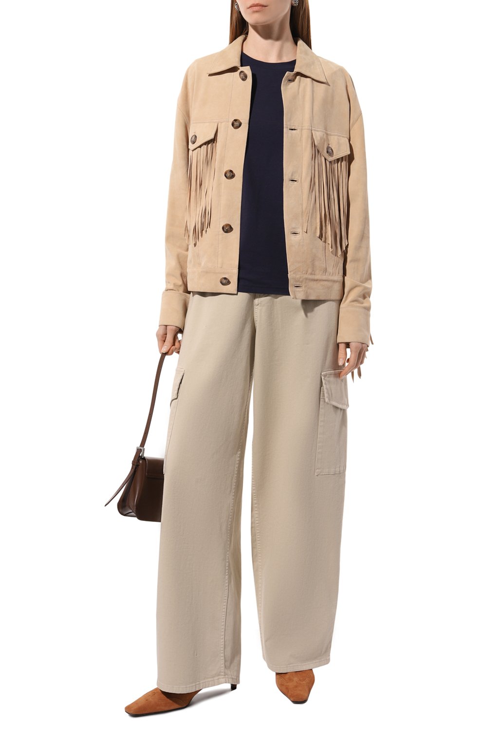 Хлопковая футболка A.P.C. темно-синего цвета по цене 9990 руб., арт. C0FBT-F26012, фото 2 Хлопковая футболка A.P.C., арт. C0FBT-F26012, фото 2