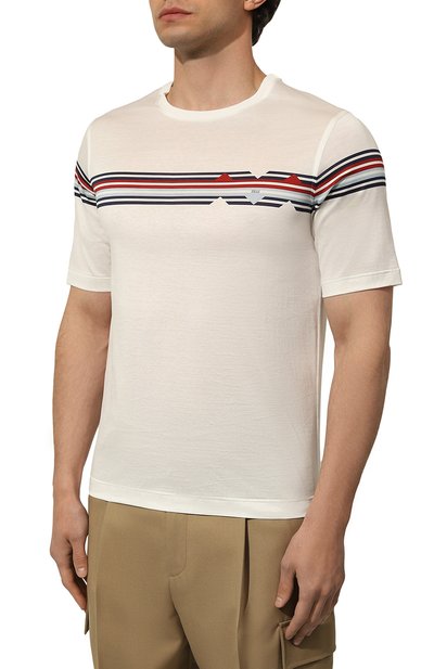 Хлопковая футболка ZILLI, арт. TSR02AM0110VZLF59, фото 3