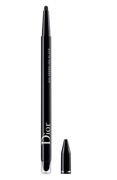 Женские водостойкая подводка для глаз diorshow 24h stylo, 040 искрящийся черный DIOR, арт. C014300040