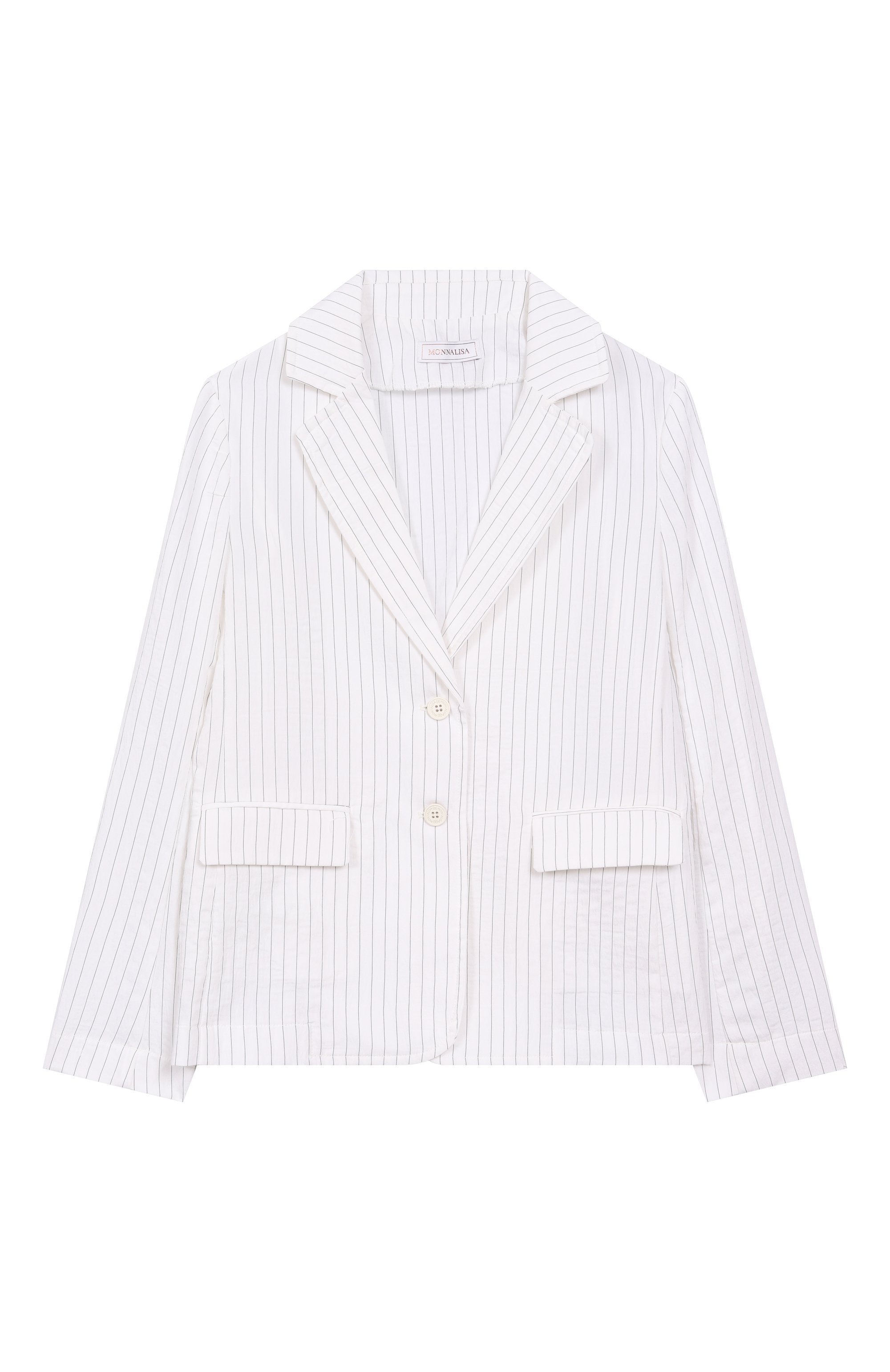 Жакет MONNALISA белого цвета по цене 30750 руб., арт. 17E107, фото 1 Жакет MONNALISA, арт. 17E107, фото 1