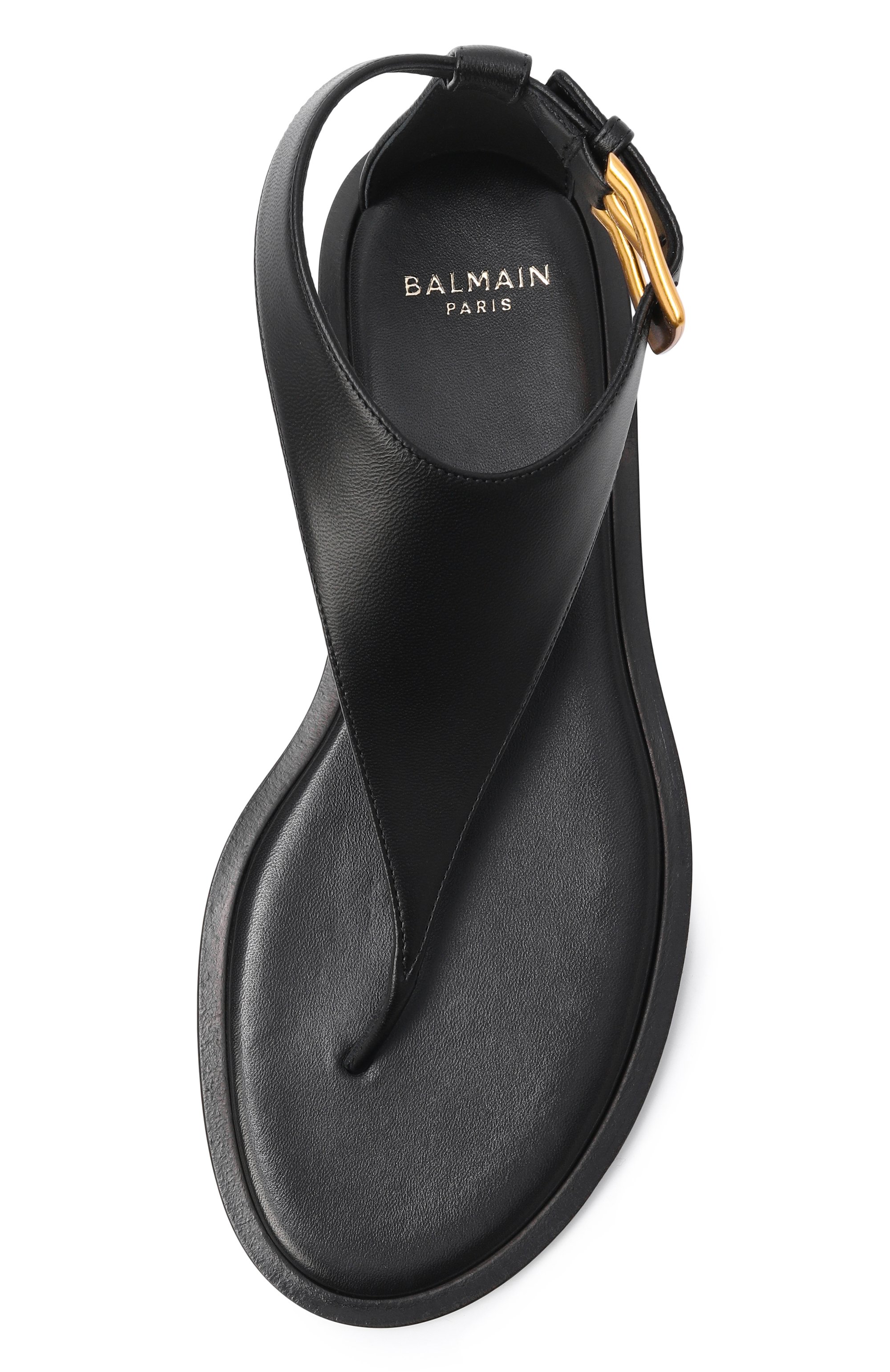 Кожаные сандалии anthem BALMAIN, арт. GN1UH206/LNAP, фото 6