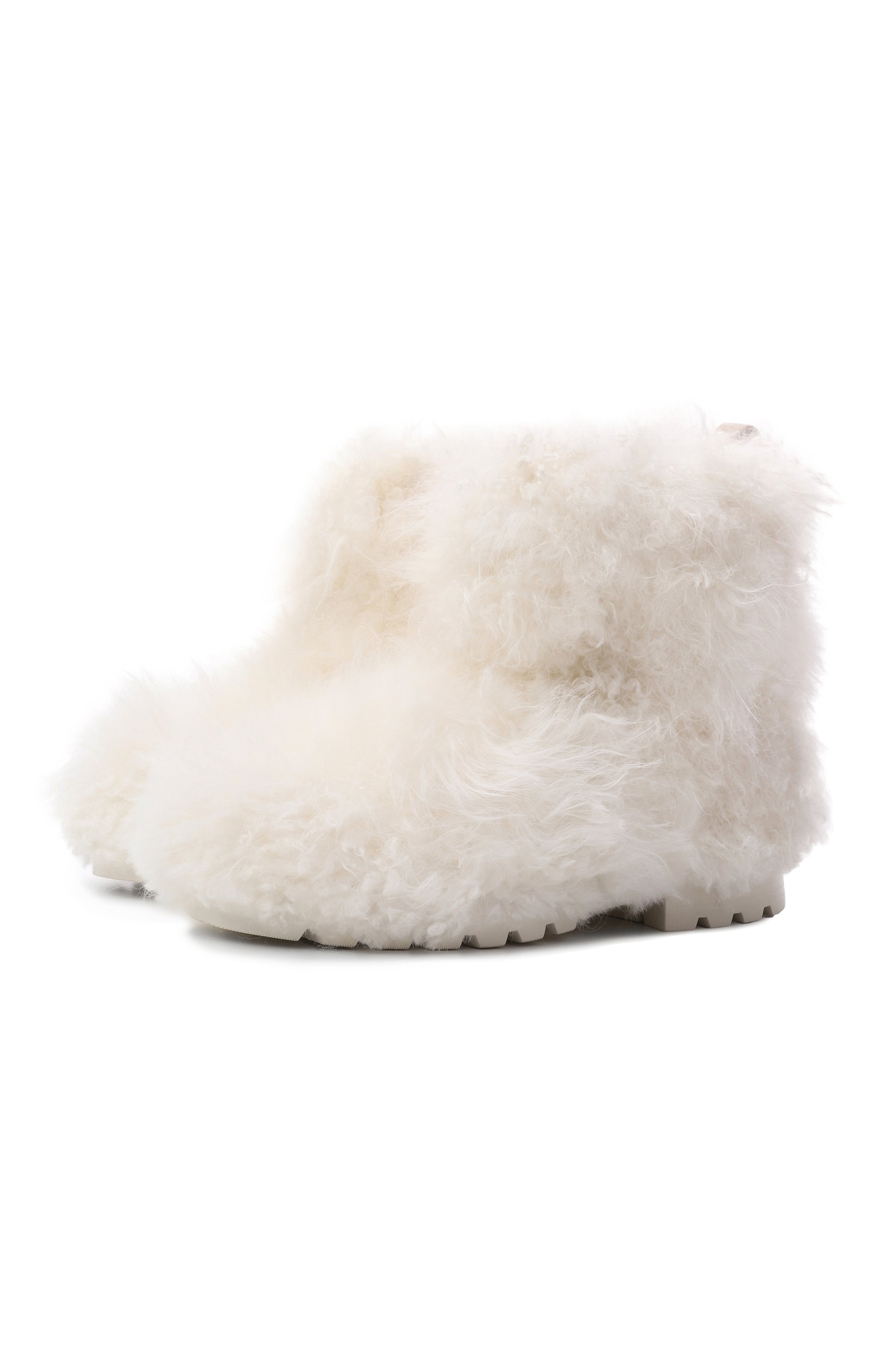 Меховые полусапоги из козы SANTONI, арт. WTDG71964PNRA0UB, фото 1